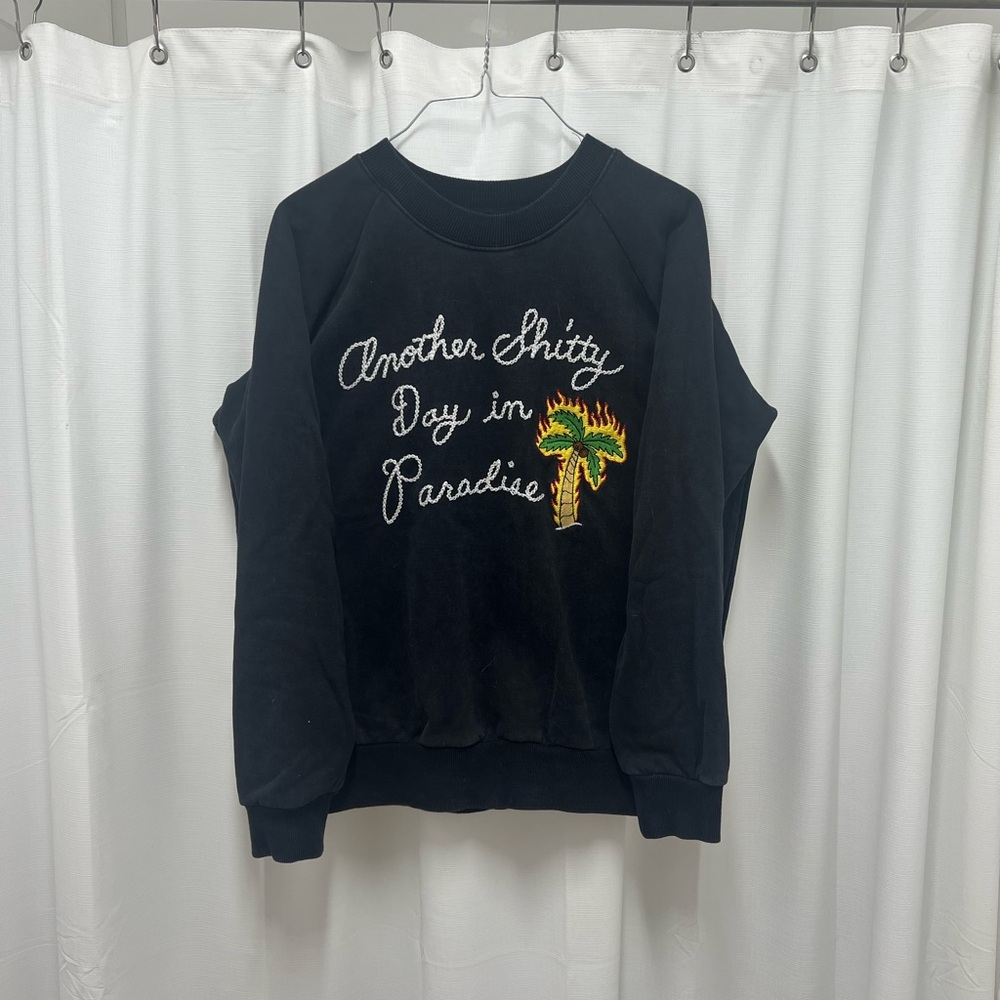 UNIF Black graphic Sweatshirt